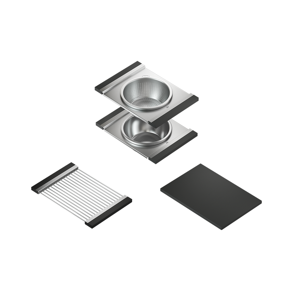 Julien 30" Undermount Single-Bowl Workstation Kitchen Sink Set