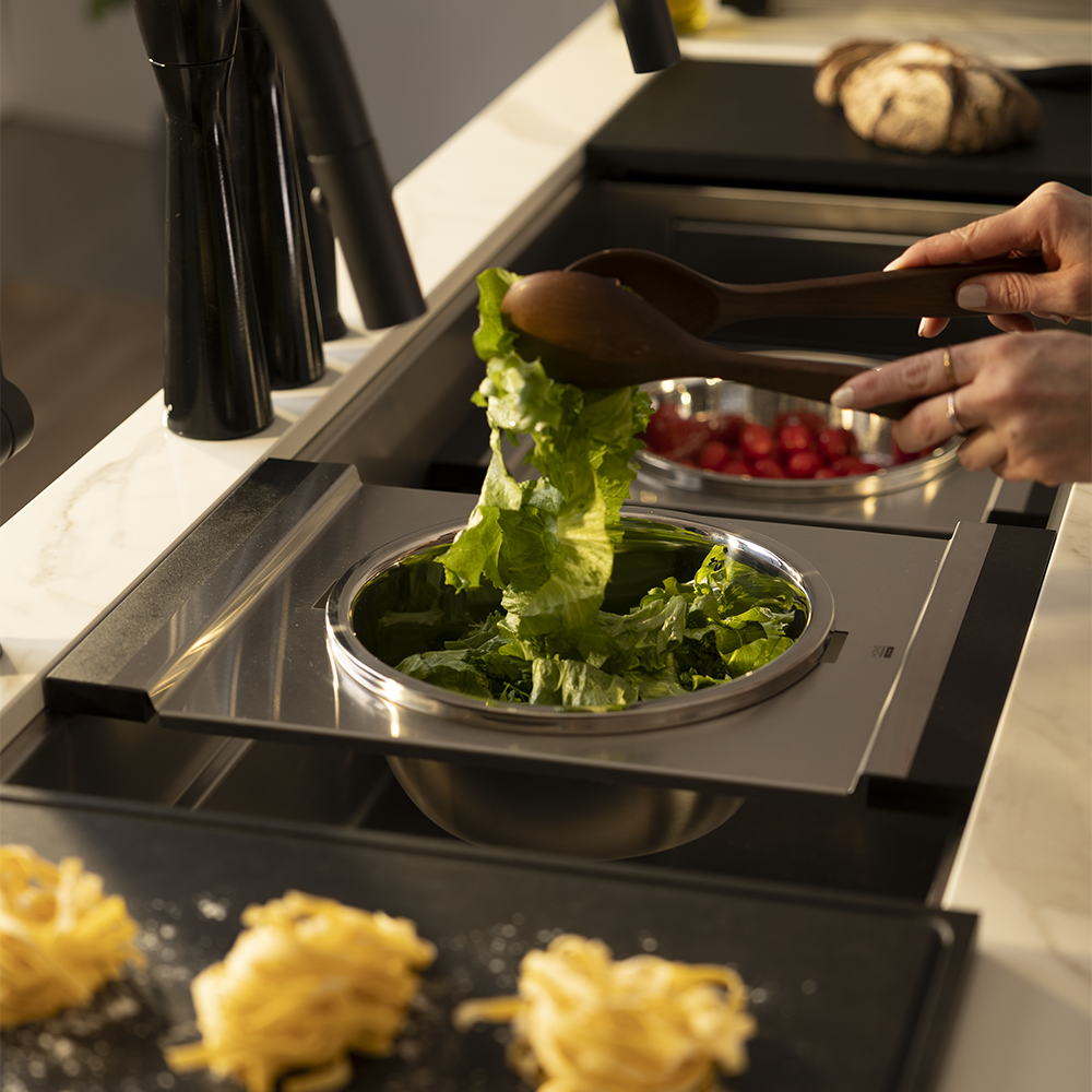 Julien 42" Undermount Single-Bowl Workstation Kitchen Sink Set
