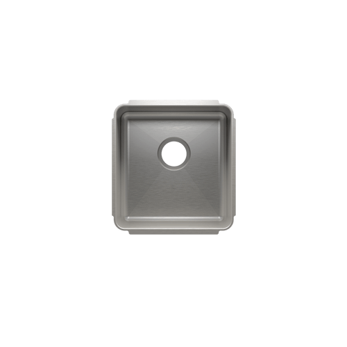 Julien Undermount Classic Single Bowl Kitchen Sink, 15"x16"x8"