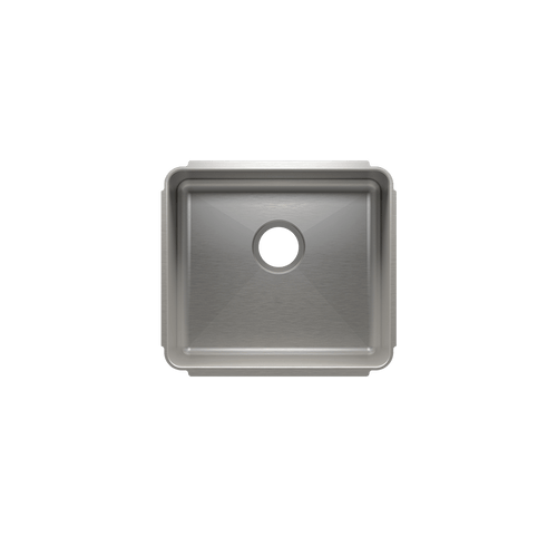 Julien Undermount Classic Single Bowl Kitchen Sink, 18"x16"x8"
