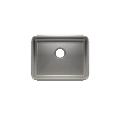Julien Undermount Classic Single Bowl Kitchen Sink, 21"x16"x8"