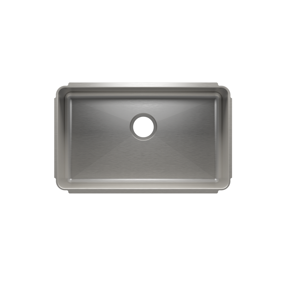 Julien Undermount Classic Single Bowl Kitchen Sink, 27"x16"x10"