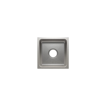 Julien Undermount Classic Single Bowl Bar Sink, 12"x12"x7"