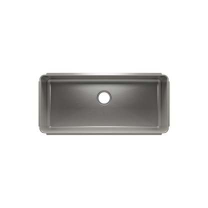 Julien Undermount Classic Single Bowl Kitchen Sink, 36"x16"x10"