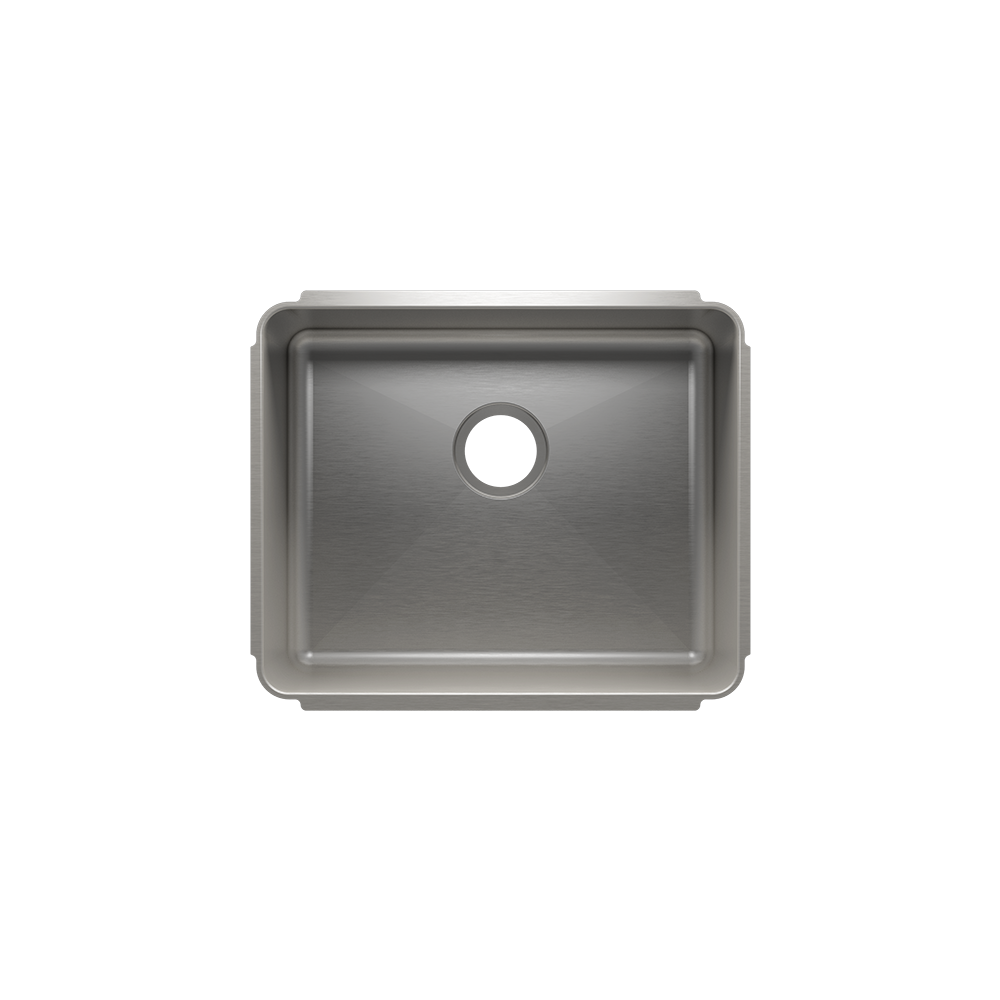 Julien Undermount Classic Single Bowl Kitchen Sink, 21"x17"x10"