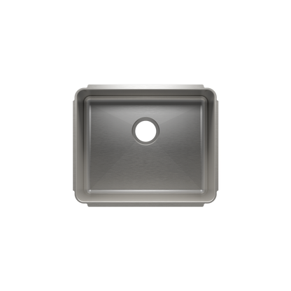 Julien Undermount Classic Single Bowl Kitchen Sink, 21"x17"x10"