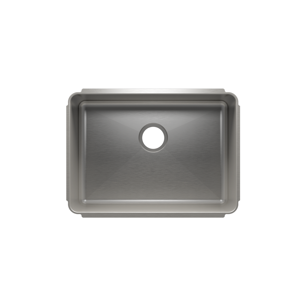 Julien Undermount Classic Single Bowl Kitchen Sink, 24"x17"x10"