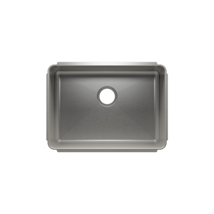 Julien Undermount Classic Single Bowl Kitchen Sink, 24"x17"x10"
