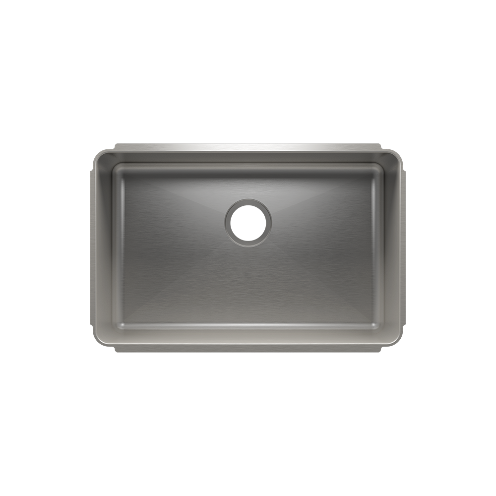 Julien Undermount Classic Single Bowl Kitchen Sink, 27"x17"x10"