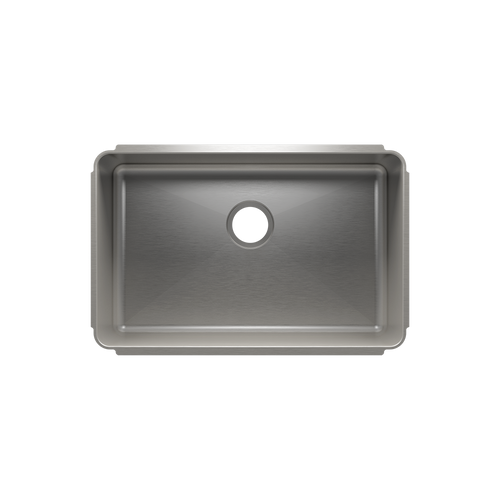 Julien Undermount Classic Single Bowl Kitchen Sink, 27"x17"x10"