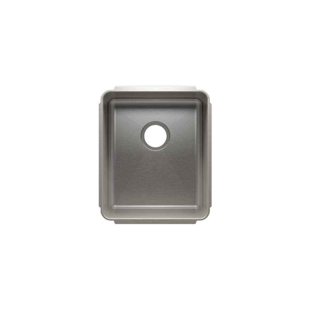 Julien Undermount Classic Single Bowl Kitchen Sink, 15"x18"x10"