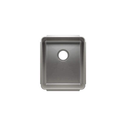 Julien Undermount Classic Single Bowl Kitchen Sink, 15"x18"x10"