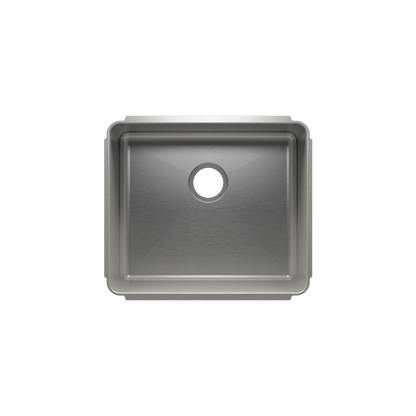 Julien Undermount Classic Single Bowl Kitchen Sink, 21"x18"x10"