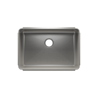 Julien Undermount Classic Single Bowl Kitchen Sink, 27"x18"x10"