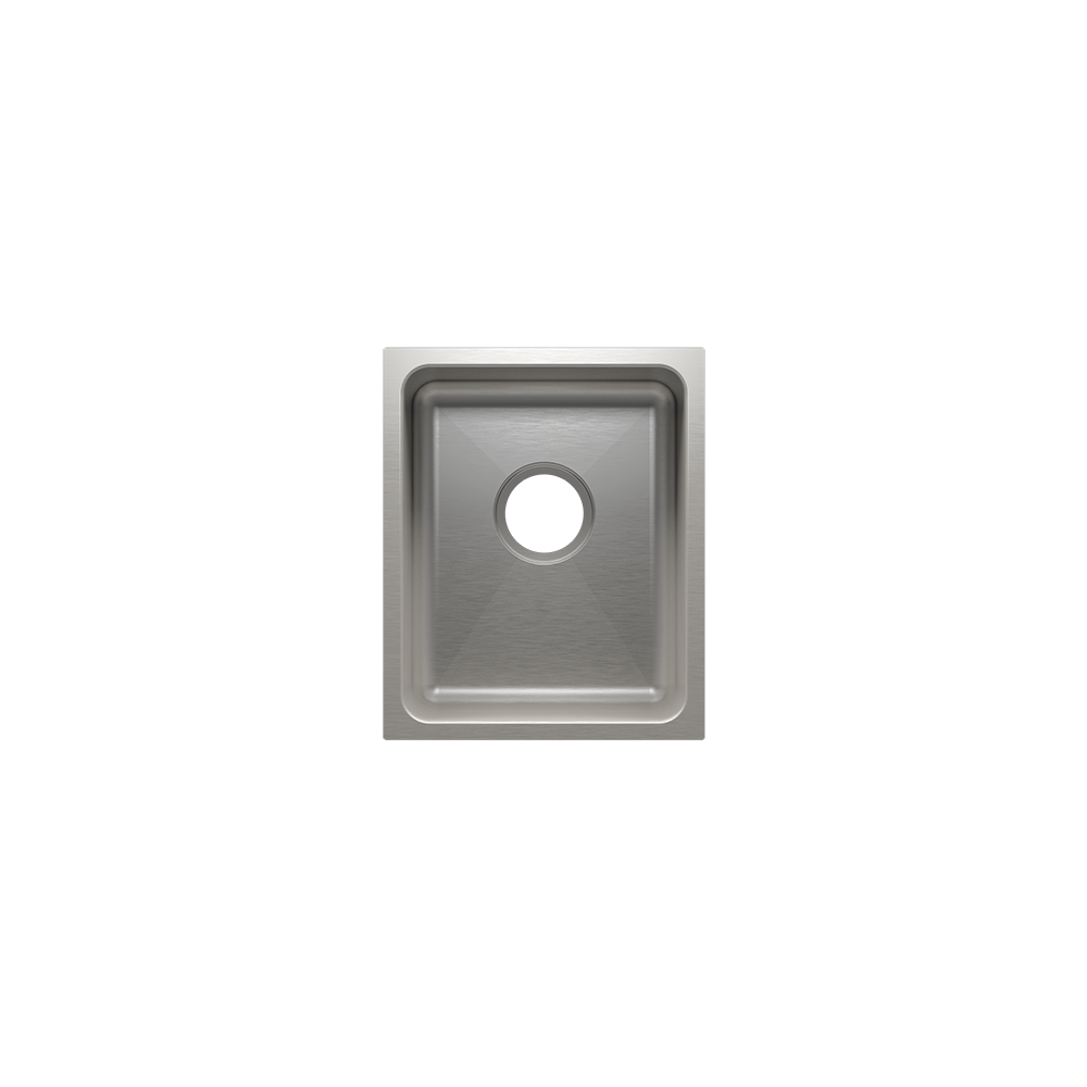 Julien Undermount Classic Single Bowl Bar Sink, 12"x15"x7"