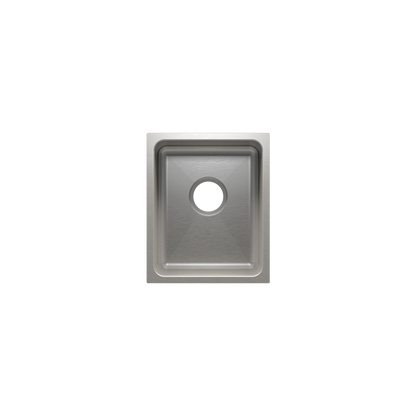 Julien Undermount Classic Single Bowl Bar Sink, 12"x15"x7"