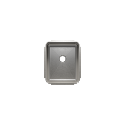 Julien Undermount Classic Single Bowl Bar Sink 2" drain, 12"x15"x7"