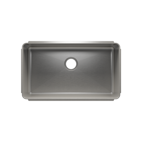 Julien Undermount Classic Single Bowl Kitchen Sink, 30"x17"x10"