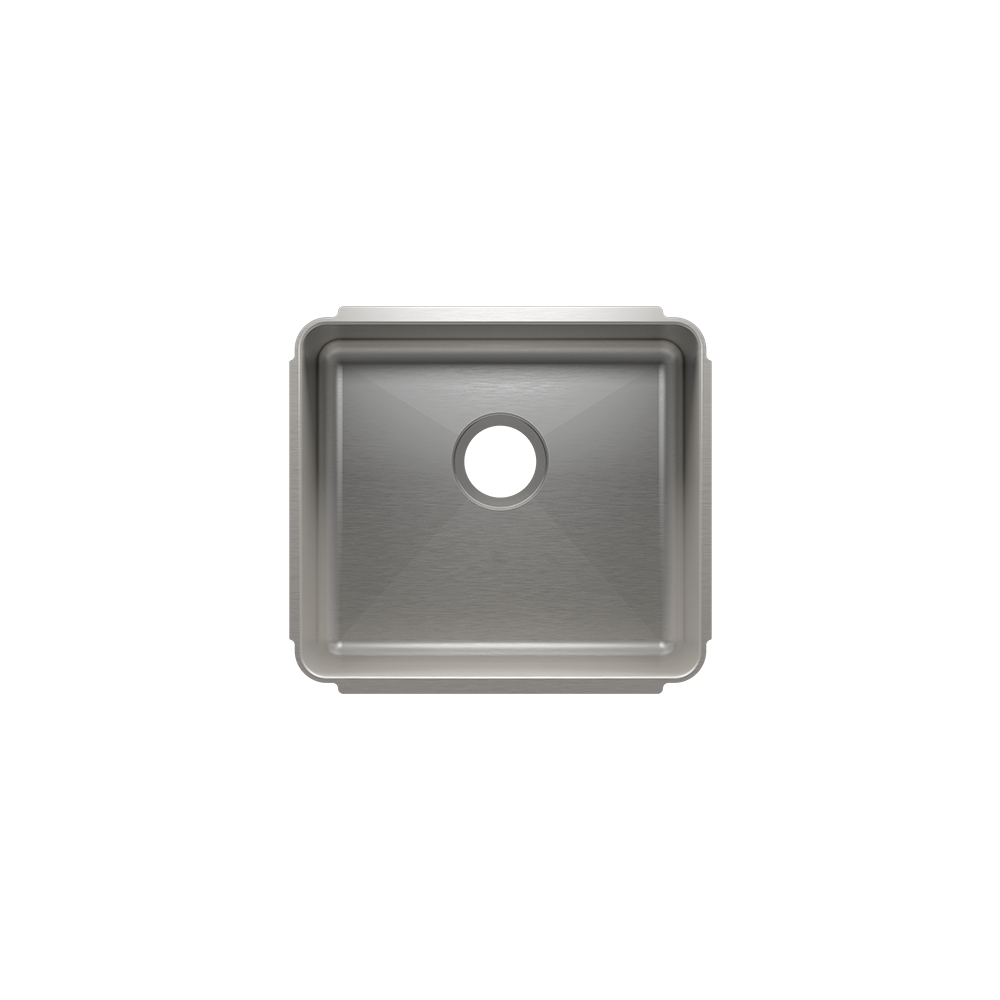 Julien Undermount Classic Single Bowl Kitchen Sink, 18"x16"x10"