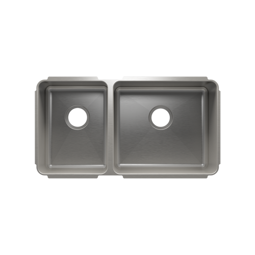 Julien Undermount Classic Double Bowl Kitchen Sink, L12"x16"x8" R18"x16"x10"