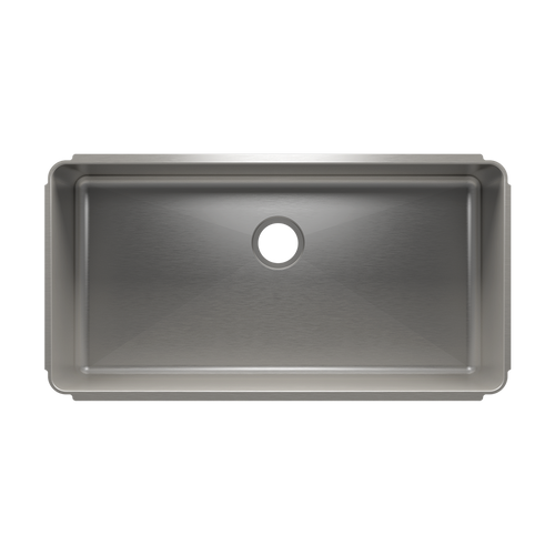 Julien Undermount Classic Single Bowl Kitchen Sink, 36"x18"x10"