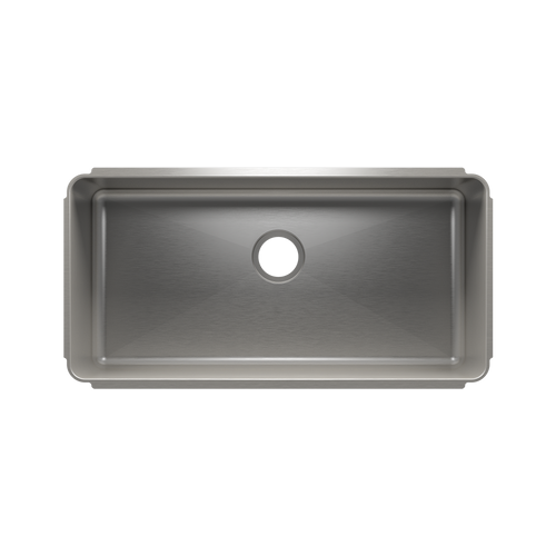 Julien Undermount Classic Single Bowl Kitchen Sink, 33"x16"x8"