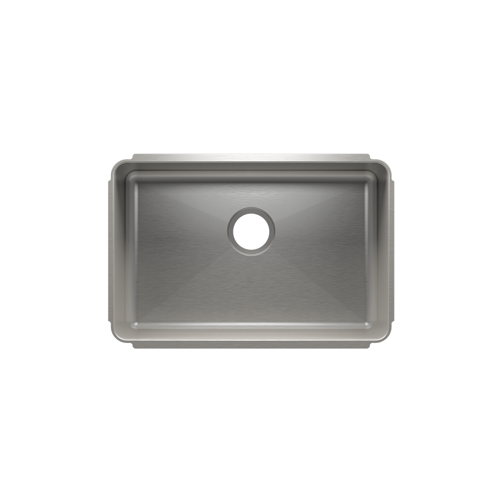 Julien Undermount Classic Single Bowl Kitchen Sink, 24"x16"x8"