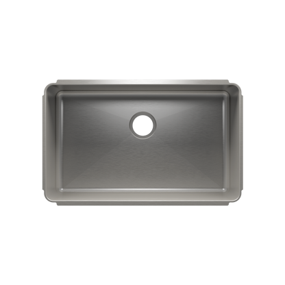 Julien Undermount Classic Single Bowl Kitchen Sink, 30"x18"x10"
