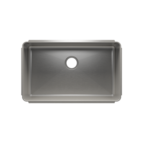 Julien Undermount Classic Single Bowl Kitchen Sink, 30"x18"x10"