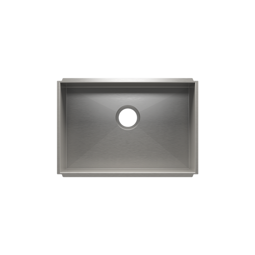 Julien Undermount UrbanEdge Single Bowl Kitchen Sink, 24"x16"x8"