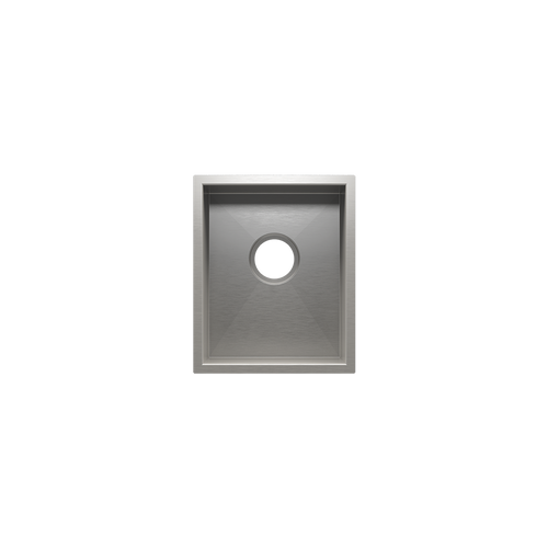 Julien Undermount UrbanEdge Single Bowl Bar Sink, 12"x15"x7"