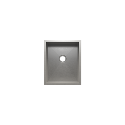 Julien Undermount UrbanEdge Single Bowl Bar Sink 2" drain, 12"x15"x7"