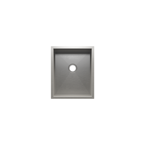 Julien Undermount UrbanEdge Single Bowl Bar Sink 2" drain, 12"x15"x7"