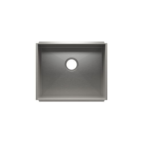 Julien Undermount UrbanEdge Single Bowl Kitchen Sink, 21"x17"x10"