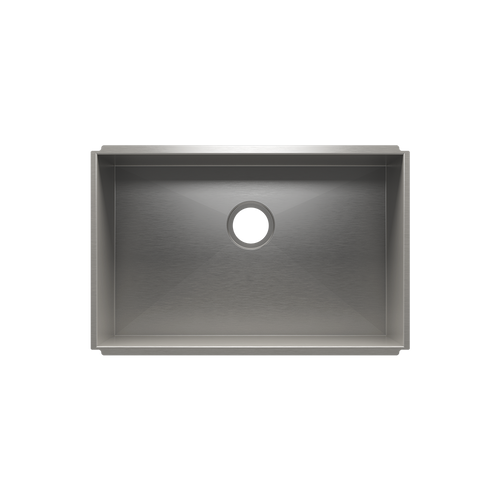 Julien Undermount UrbanEdge Single Bowl Kitchen Sink, 27"x17"x10"