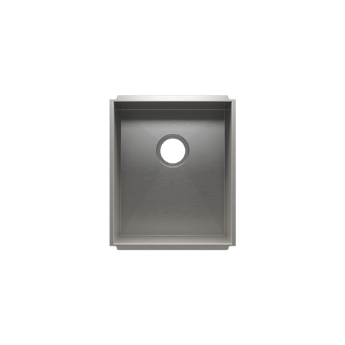 Julien Undermount UrbanEdge Single Bowl Kitchen Sink, 15"x18"x10"