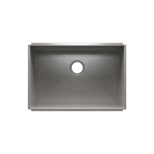 Julien Undermount UrbanEdge Single Bowl Kitchen Sink, 27"x18"x10"