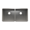 Julien Undermount UrbanEdge Double Bowl Kitchen Sink, L18"x18"x10" R18"x18"x10"