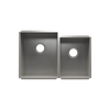 Julien Undermount UrbanEdge Double Bowl Kitchen Sink, L15"x18"x10" R12"x16"x8"