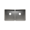 Julien Undermount UrbanEdge Double Bowl Kitchen Sink, L15"x16"x8" R15"x16"x8"