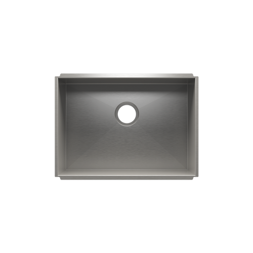 Julien Undermount UrbanEdge Single Bowl Kitchen Sink, 24"x17"x10"