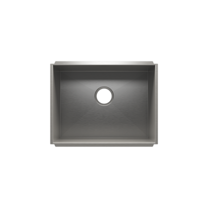 Julien Undermount UrbanEdge Single Bowl Utility Sink, 21"x16"x12"