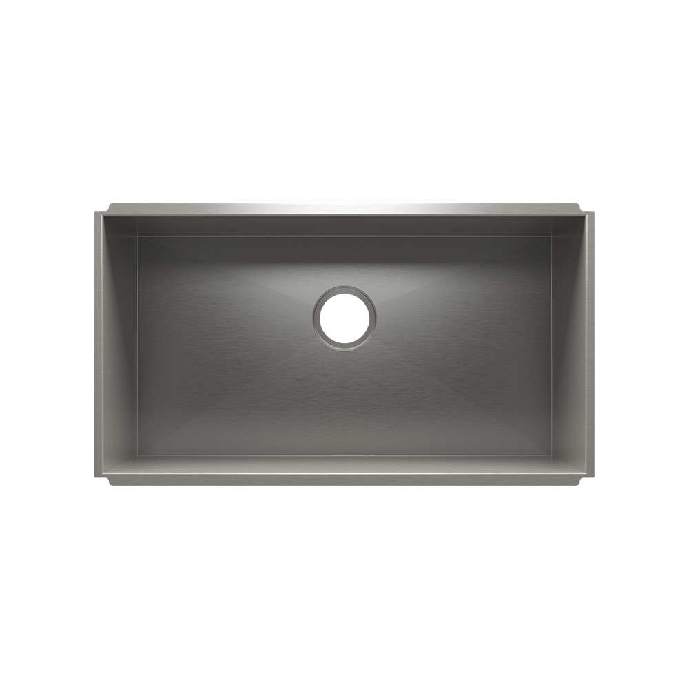 Julien Undermount UrbanEdge Single Bowl Utility Sink, 30"x16"x12"