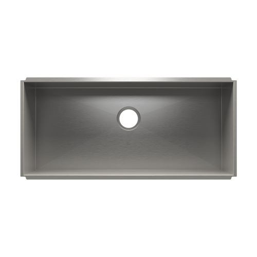 Julien Undermount UrbanEdge Single Bowl Kitchen Sink, 36"x16"x10"