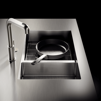 Julien Undermount J7 Single Bowl Kitchen Sink, 30"x16"x10"