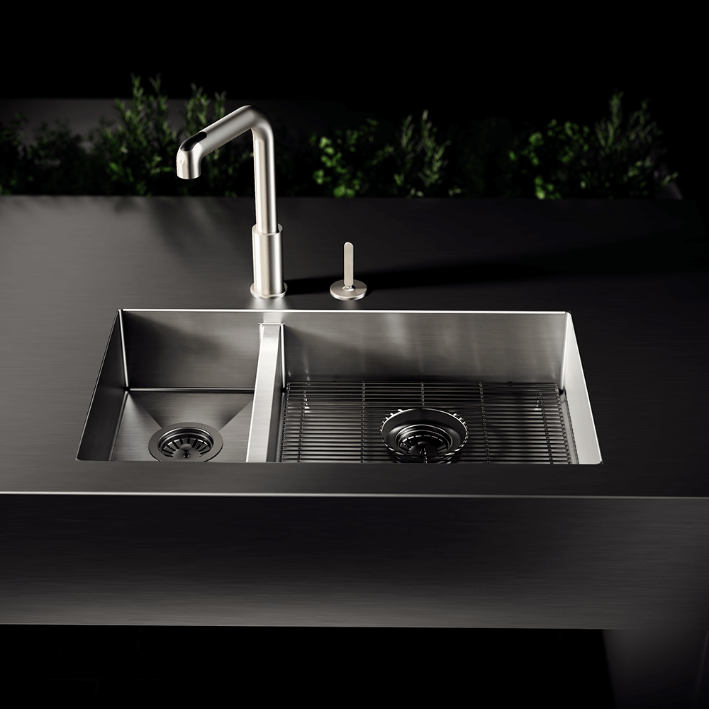 Julien Undermount J7 Single Bowl Kitchen Sink, 30"x16"x10"