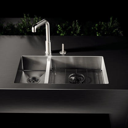Julien Undermount J7 Single Bowl Kitchen Sink, 30"x16"x10"