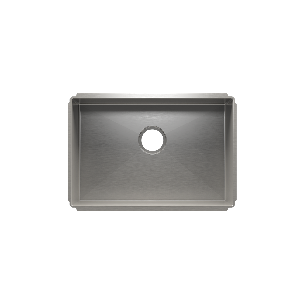 Julien Undermount J7 Single Bowl Kitchen Sink, 24"x16"x8"