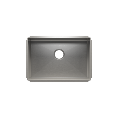 Julien Undermount J7 Single Bowl Kitchen Sink, 24"x16"x8"