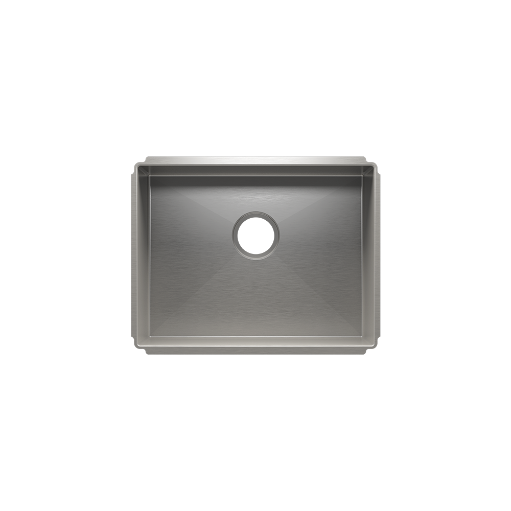 Julien Undermount J7 Single Bowl Kitchen Sink, 21"x16"x8"